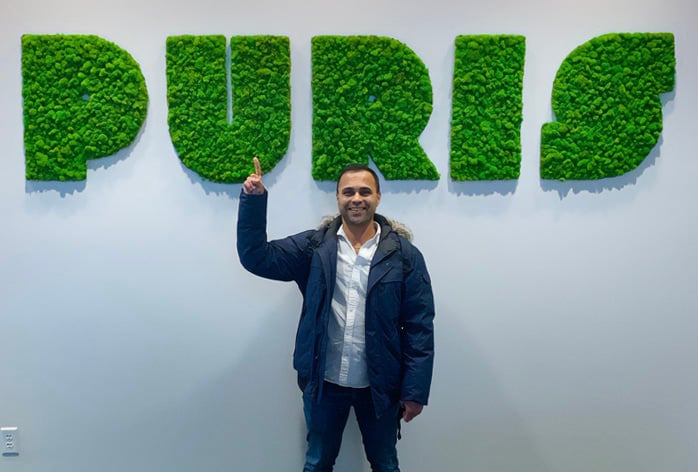 Kush at PURIS Office